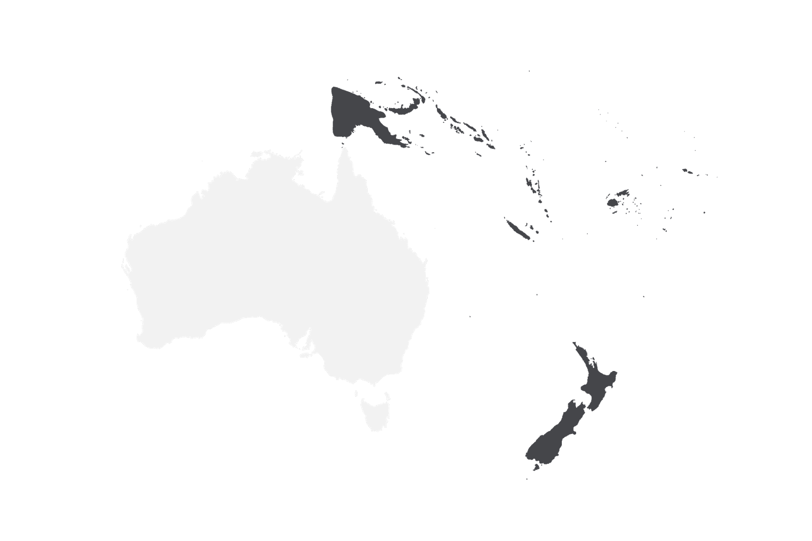 Australien Ozeanien Karte