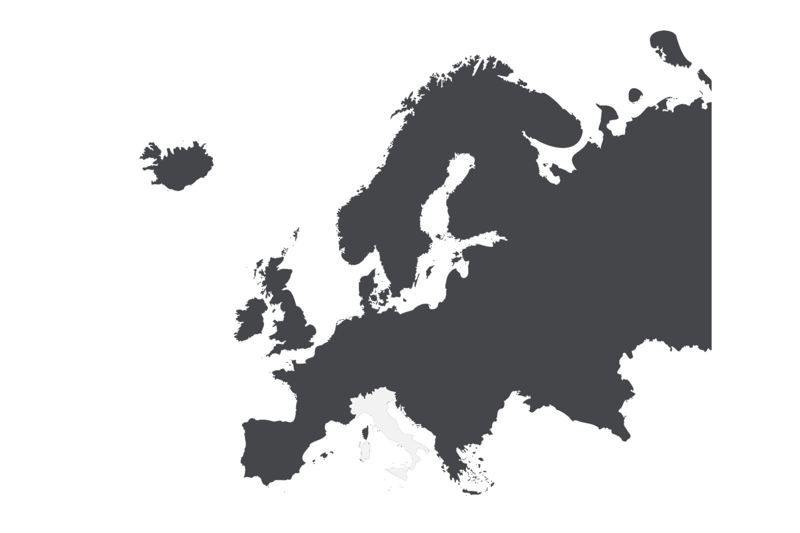 Italien Europa Karte