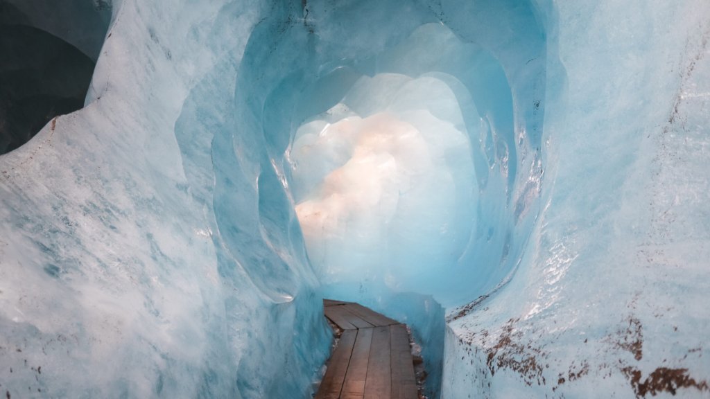 Ice cave, Rhone glacier