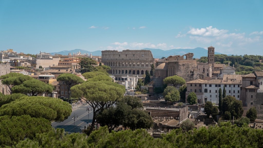 View of the Colosseum