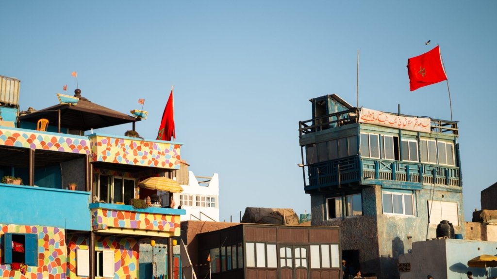 Houses at Tifnit Beach