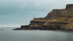 Coast of Northern Ireland at Giant's Causeway