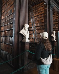 Anna in Trinity College – Old Library