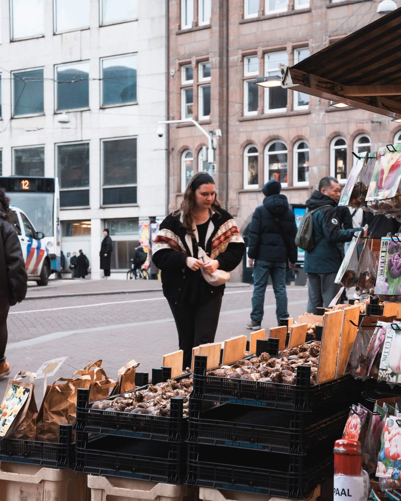 Anna at Bloemenmarkt