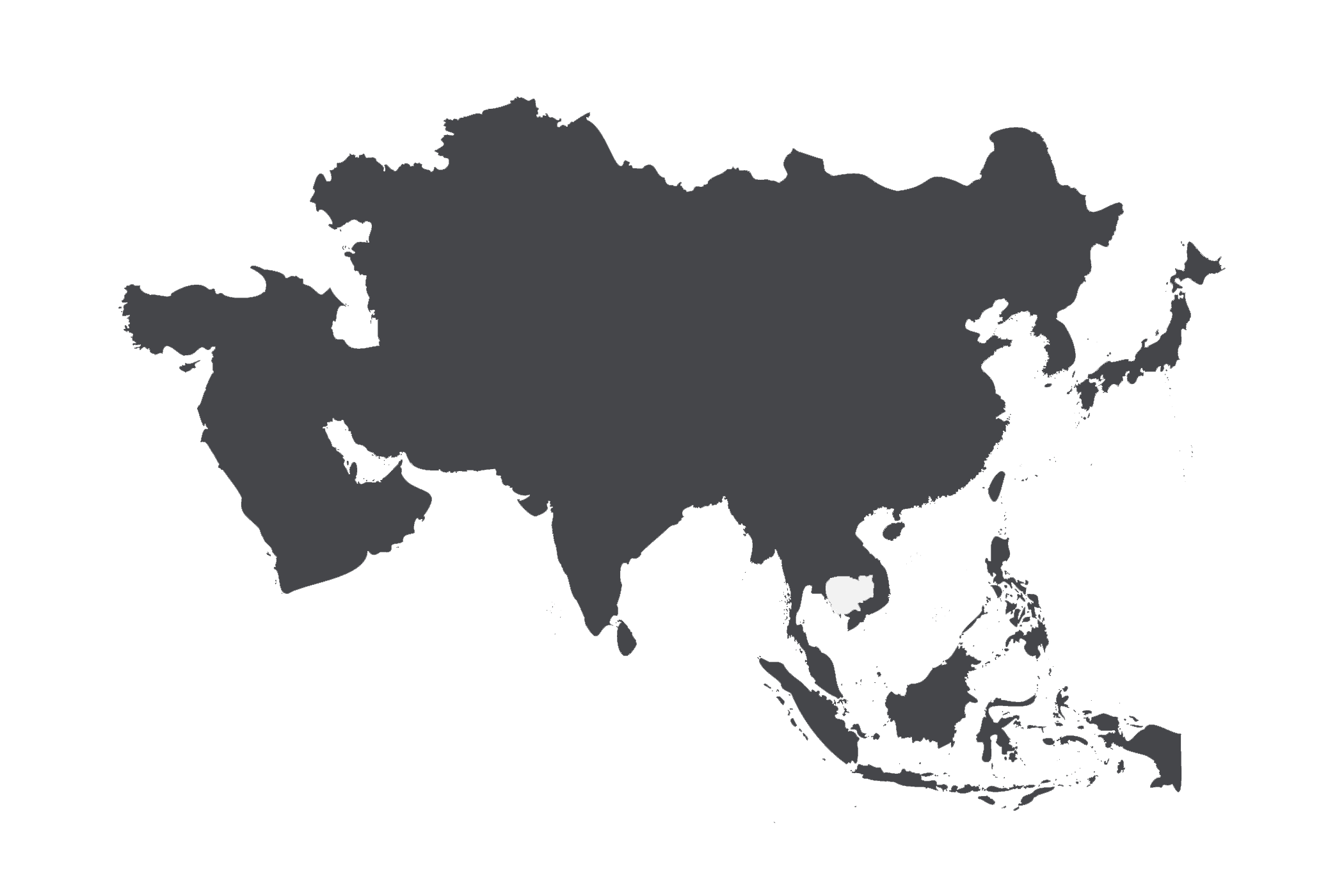 Kambodscha Asien Karte