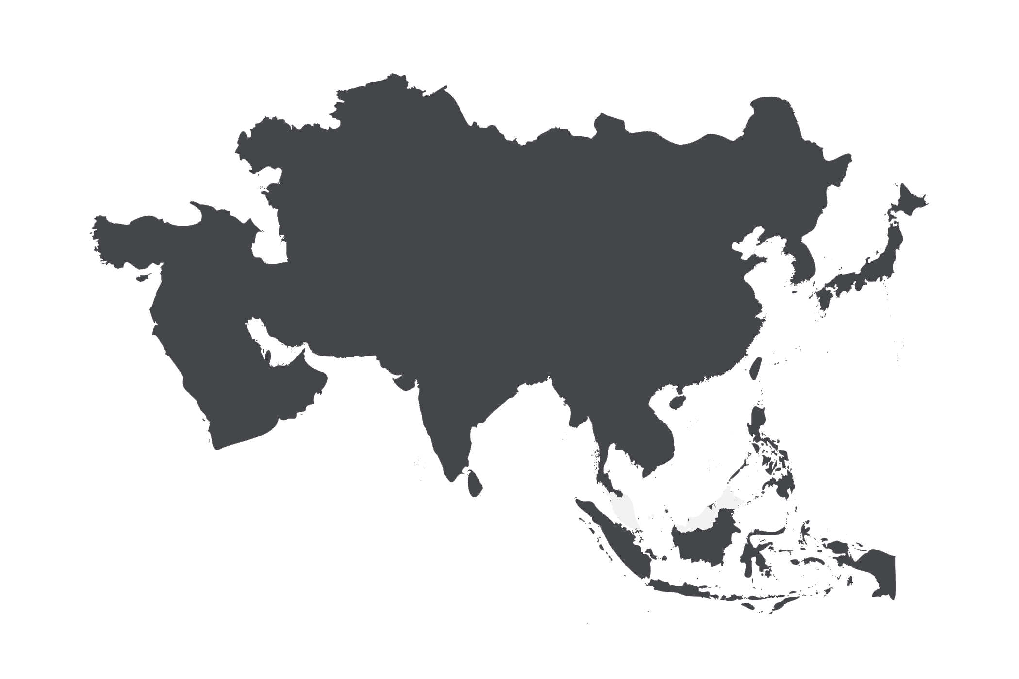 Malaysia Asia Map