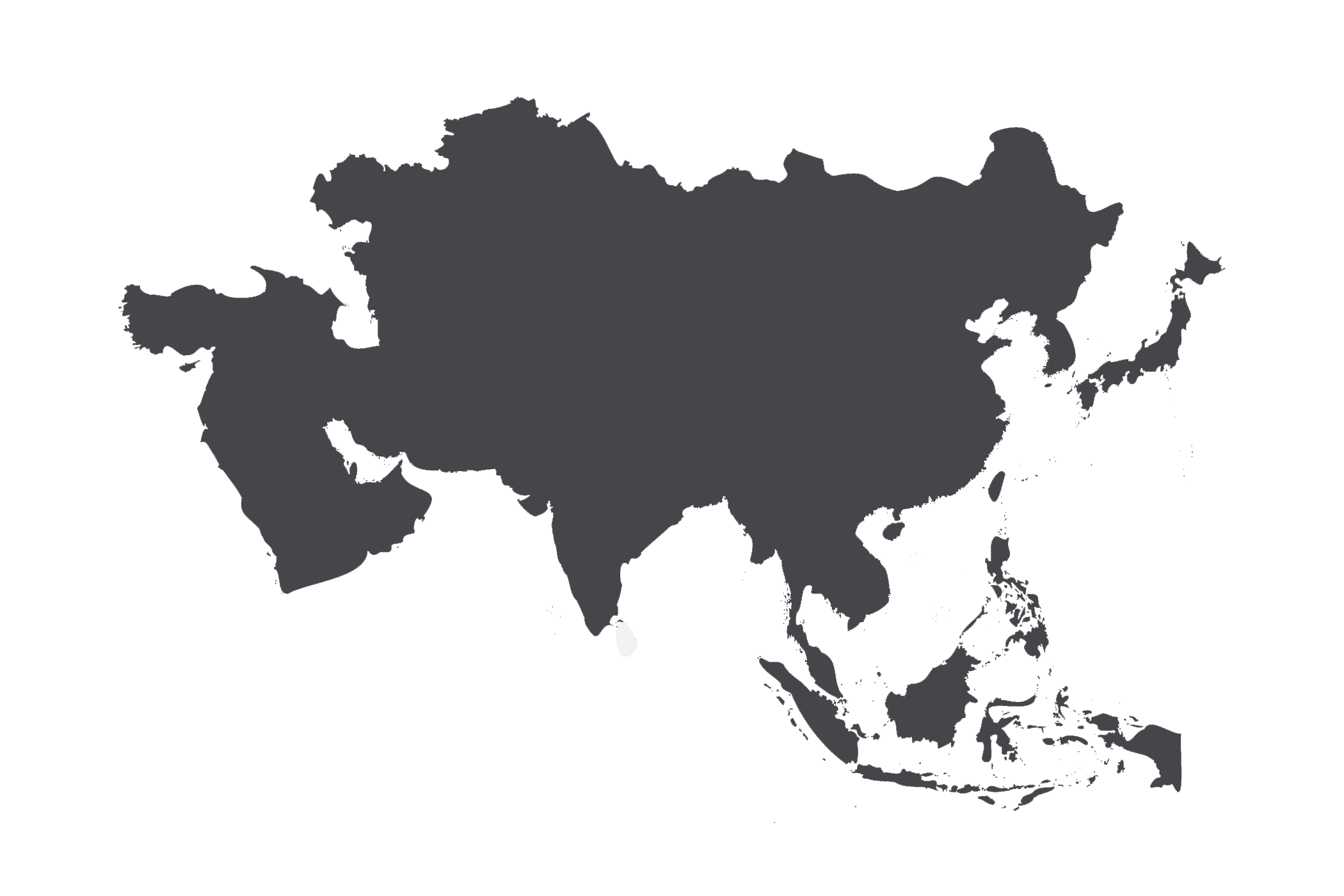 Sri Lanka Asien Karte