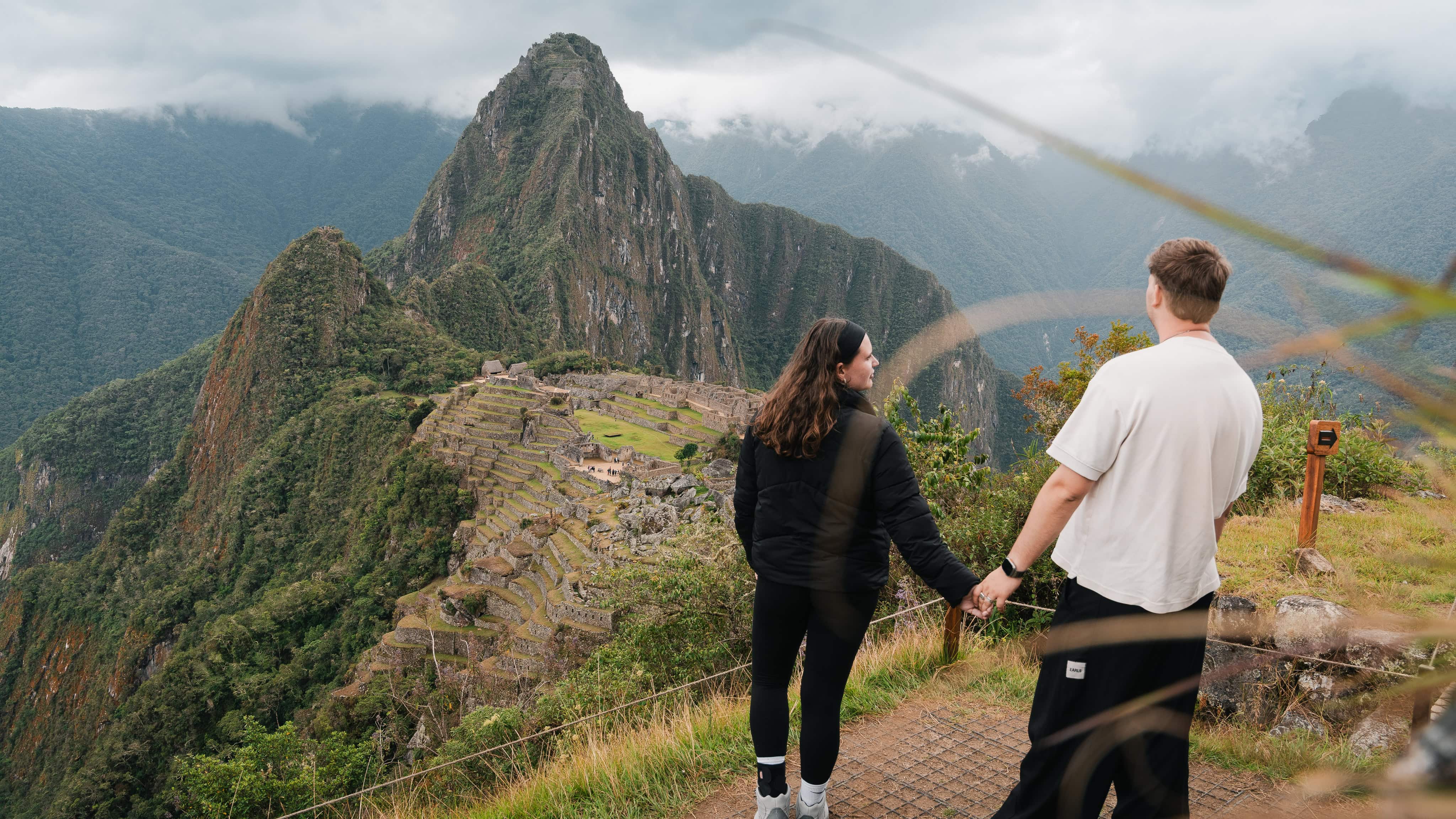 Anna and Carlo at Machu Picchu