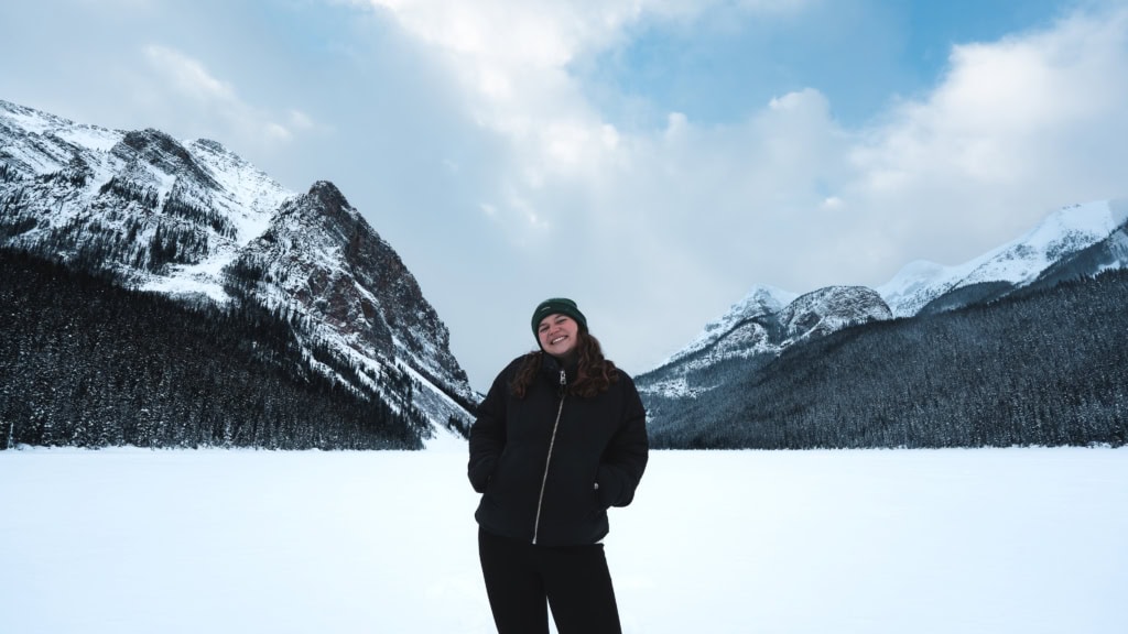 Anna on Lake Louise